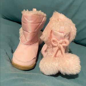 Faded Glory Pink Kids Snow Boots